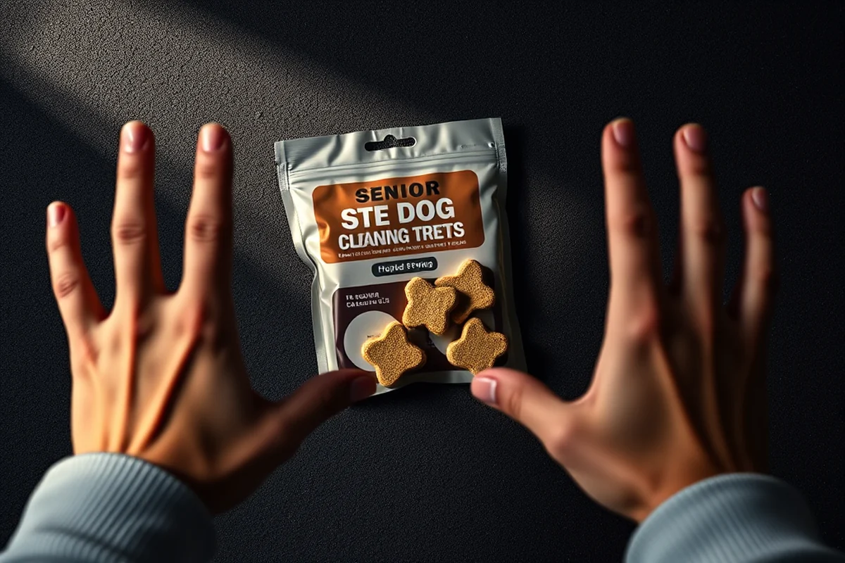 senior dog teeth cleaning treats — Senior Dog Teeth Cleaning Treats (the finished result)